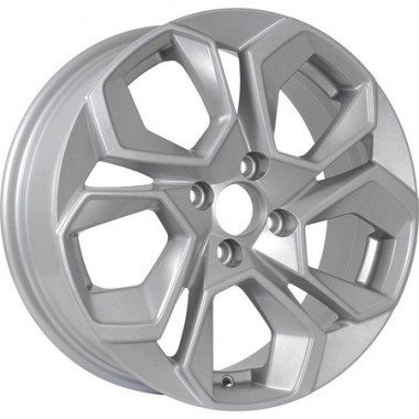 Диск KDW KD1620 16x6.5 4x100 ET45 DIA60.1 LIGHT_SILVER_PAINTED