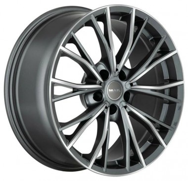 Диск MAK Mark 17x8 5x120 ET53 DIA72.6 GUN MET-MIRROR FACE