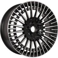 Диск KDW KD1820 18x7 5x108 ET45 DIA67.1 BLACK_FRONT_POLISHED