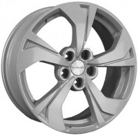 Диск Khomen 1724 17x7 5x114.3 ET45 DIA60.1 F-SILVER