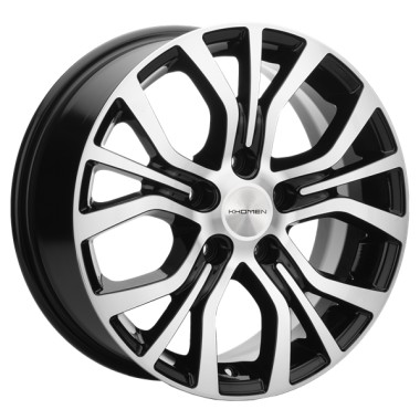 Диск Khomen 1608 16x6.5 5x110 ET40 DIA67.1 BLACK-FP