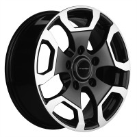 Диск Khomen 1725 17x6.5 5x139.7 ET40 DIA98 BLACK-FP