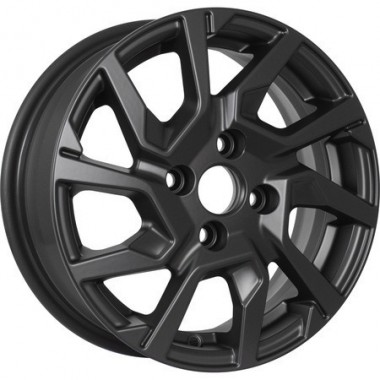 Диск KDW KD1420 14x5.5 4x98 ET35 DIA58.6 MATT_BLACK_PAINTED