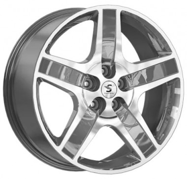 Диск Premium Series КР008 20x8.5 5x108 ET43 DIA60.1 DIAMOND GLOSS GRAPHITE