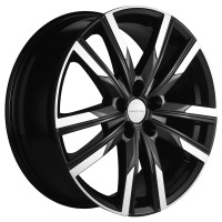 Диск Khomen 1905 19x7.5 5x108 ET46 DIA63.3 BLACK-FP