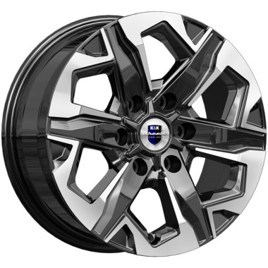 Диск K&K Тейт 17x7.5 6x114.3 ET39 DIA67.1 АЛМАЗ ЧЕРНЫЙ