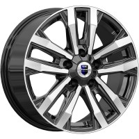 Диск K&K Мичиган 18x8 5x130 ET43 DIA84.1 АЛМАЗ ЧЕРНЫЙ