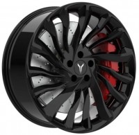 Диск VISSOL F-3032R 22x8.5 5x120 ET30 DIA66.1 GLOSS BLACK