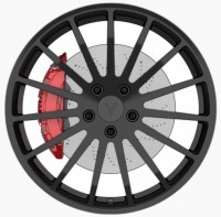 Диск VISSOL F-3117 21x8.5 5x120 ET30 DIA66.1 GLOSS BLACK