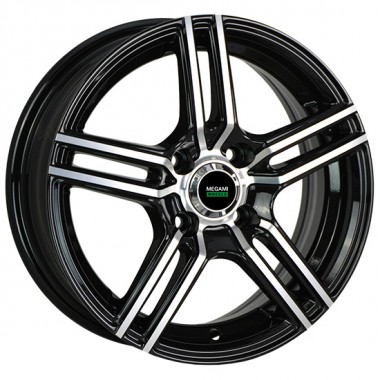 Диск Megami MGM-1 14x5.5 4x100 ET43 DIA60.1 BKF