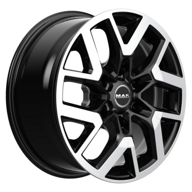 Диск MAK Gravel 17x7.5 6x139.7 ET33 DIA100.1 BLACK MIRROR