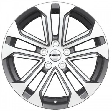 Диск Carwel Куж 1803 18x7 5x114.3 ET40 DIA66.6 BL