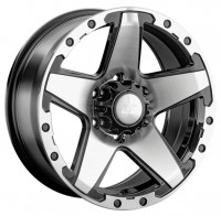 Диск LS wheels LS 1284 17x8 6x139.7 ET25 DIA106.1 BKF