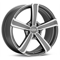 Диск OZ MONTECARLO HLT 20x9.5 5x112 ET52 DIA79 MATT DARK GRAPHITE DIAMOND CUT