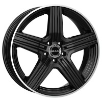 Диск MAK Lewis 18x9 5x112 ET50 DIA66 GLOSS BLACK MIRROR RING