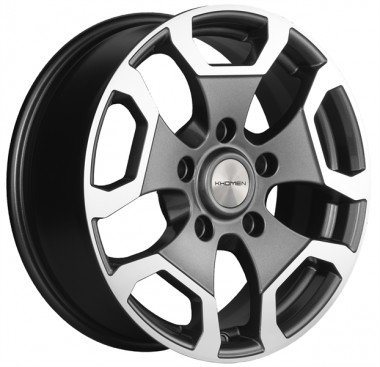 Диск Khomen 1725 17x6.5 5x139.7 ET35 DIA98.5 GRAY