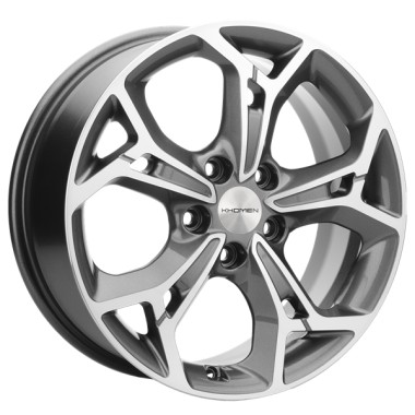 Диск Khomen 1702 17x7 5x110 ET46 DIA63.3 GRAY-FP