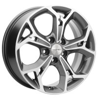 Диск Khomen 1702 17x7 5x110 ET46 DIA63.3 GRAY-FP Диск Khomen 1702 17x7 5x110 ET46 DIA63.3 GRAY-FP