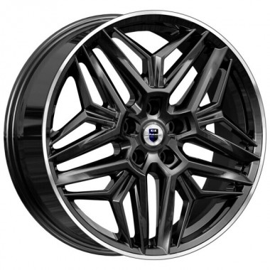 Диск K&K Колумб 19x7 5x108 ET47 DIA60.1 АЛМАЗ ЧЕРНЫЙ
