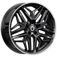 Диск K&K Колумб 19x7 5x108 ET47 DIA60.1 АЛМАЗ ЧЕРНЫЙ