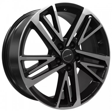 Диск Khomen KHW1815 18x8 5x108 ET47 DIA60.1 BLACK-FP