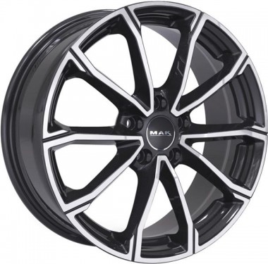 Диск MAK DaVinci 19x8 5x120 ET50 DIA64.1 BLACK MIRROR