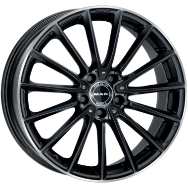 Диск MAK Komet 18x8 5x112 ET33 DIA66.6 GLOSS BLACK MIRROR RING