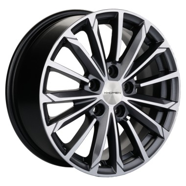 Диск Khomen 1611 16x6.5 5x114.3 ET45 DIA54.1 GRAY-FP