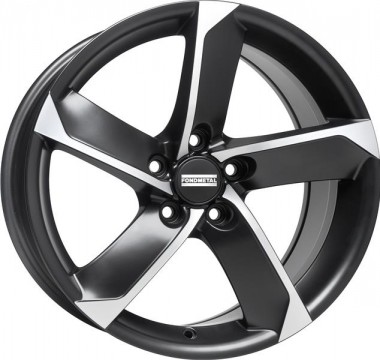 Диск FONDMETAL 7900 17x7.5 5x112 ET48 DIA57.1 MATT BLACK POLISHED