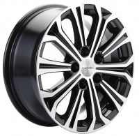 Диск Khomen 1610 16x6.5 5x110 ET45 DIA67.1 BLACK-FP