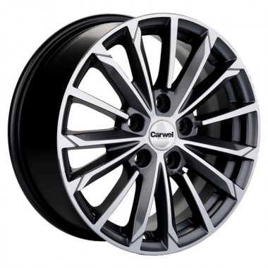 Диск Carwel Тевриз 16x6.5 5x114.3 ET44 DIA67.1 BL