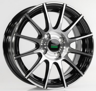 Диск Megami MGM-35 15x6 4x98 ET35 DIA58.6 BKF