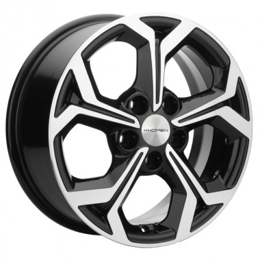 Диск Khomen 1606 16x6.5 5x114.3 ET46 DIA67.1 BLACK-FP