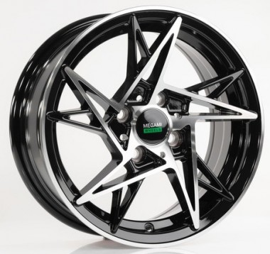 Диск Megami MGM-25 14x6 5x100 ET35 DIA57.1 BKF