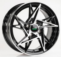 Диск Megami MGM-25 14x6 5x100 ET35 DIA57.1 BKF