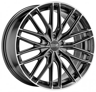 Диск OZ Gran Turismo HLT 19x8.5 5x114.3 ET35 DIA75 STAR GRAPHITE DIAMOND LIP