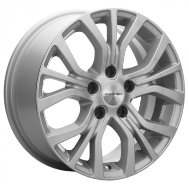 Диск Khomen 1608 16x6 5x108 ET45 DIA60 F-SILVER