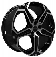Диск Khomen KHW1909 19x7.5 5x114.3 ET40 DIA60.1 BLACK-FP