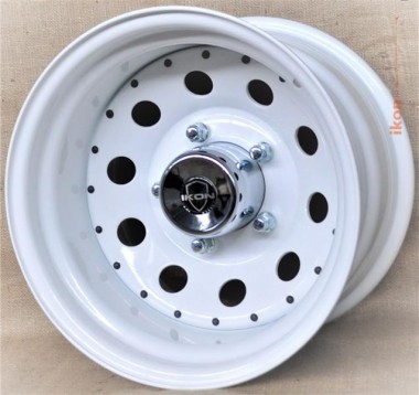 Диск IKON SNC029 15x8 5x139.7 ET-19 DIA110.5 БЕЛЫЙ