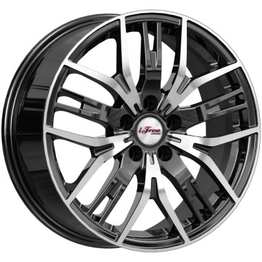 Диск iFree Аскет 17x7 5x108 ET45 DIA67.1 БЛЭК ДЖЕК
