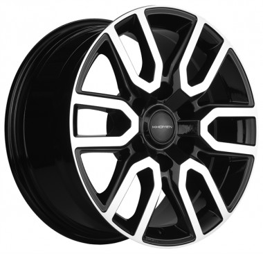 Диск Khomen 1723 17x8 6x139.7 ET38 DIA67.1 BLACK-FP