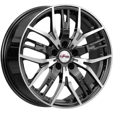 Диск iFree Аскет 17x7 5x100 ET45 DIA56.1 БЛЭК ДЖЕК