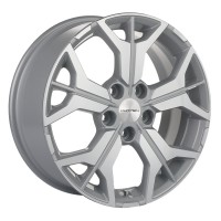 Диск Khomen 1715 17x7 5x114.3 ET43.5 DIA67.1 F-SILVER-FP