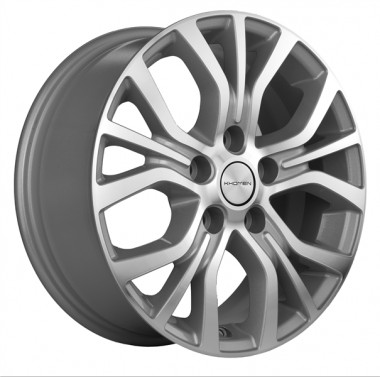 Диск Khomen 1608 16x6.5 5x114.3 ET43 DIA67.1 F-SILVER-FP