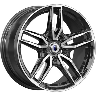Диск K&K Бартон 17x8 5x112 ET39 DIA66 АЛМАЗ ЧЕРНЫЙ