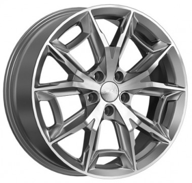 Диск Скад Паркер 19x7.5 5x112 ET32 DIA66.6 АЛМАЗ ГРАФИТ