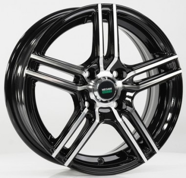 Диск Megami MGM-1 16x6.5 5x110 ET37 DIA65.1 BKF