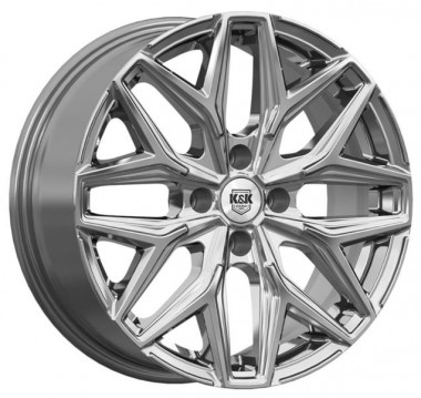 Диск K&K Ариус (КС1187) 17x7 5x114.3 ET35 DIA66.1 ДАРК ПЛАТИНУМ