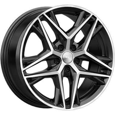 Диск Скад Челси 18x8 5x120 ET41 DIA59.6 АЛМАЗ БАРХАТ