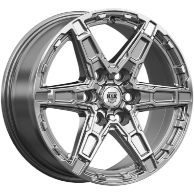 Диск K&K Дистрикт 18x8 6x114.3 ET25 DIA66.1 ДАРК ПЛАТИНУМ